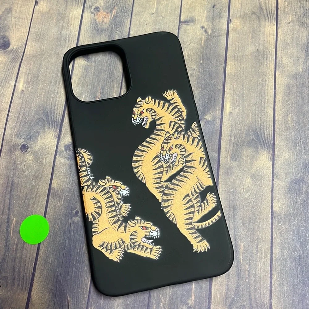 5for$10 Angry Tigers iPhone 13 Pro Max Phone case Protective case Matte Black